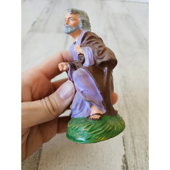 Vintage Shepherd West Germany nativity village Xmas - Picture 9 of 9